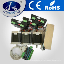 Kits de routeur de commande numérique par ordinateur de 3 axes avec le panneau de distribution de moteur pas à pas